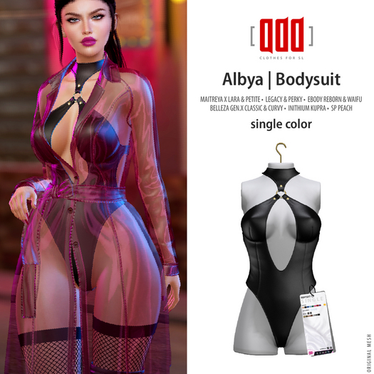 [ADD] Albya Bodysuit - Black