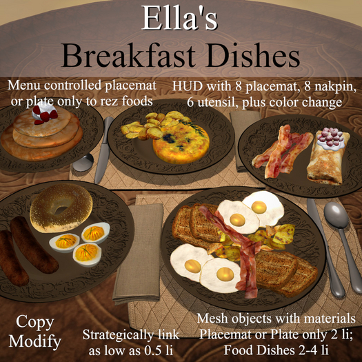 Ella's Breakfast Dishes