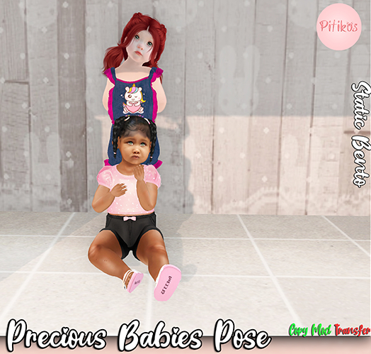 {Pitikos}Precious Babies Poses Static Bento{AddToUnpack}