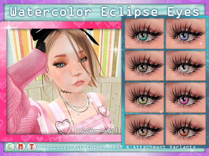 Watercolor Eclipse Eyes