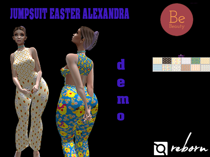 Be Beauty-JUMPSUIT ALEXANDRA-EASTER-REBORN DOLLARBIE-DEMO