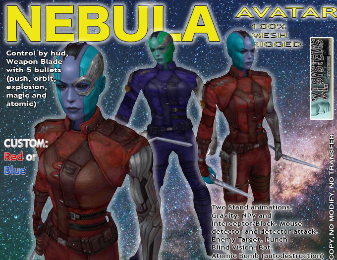 Nebula Avatar + Weapon Blade