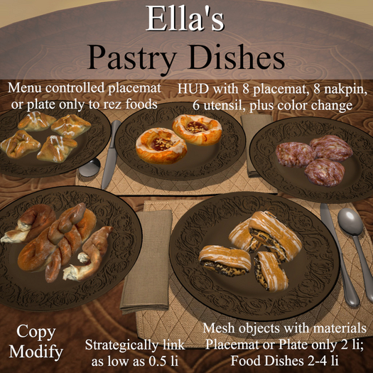 Ella's Pastry Dishes