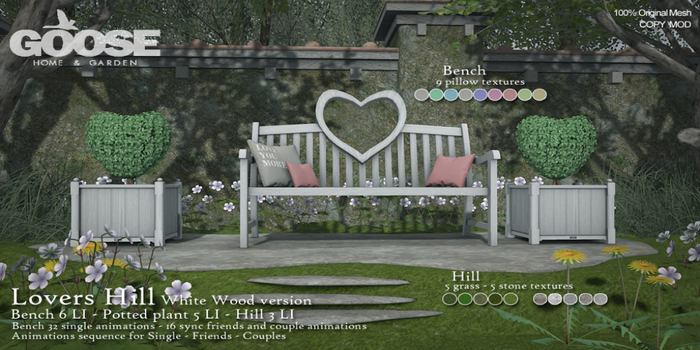 GOOSE - Lovers Hill (White Wood version) 50% Off