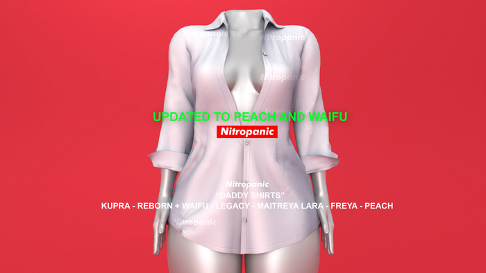 Nitropanic_Daddy Shirts WHITE (ADD)