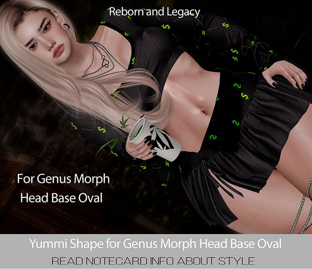 !**Depraved Girls**". Yummi For GENUS MORPH - Head Base Oval