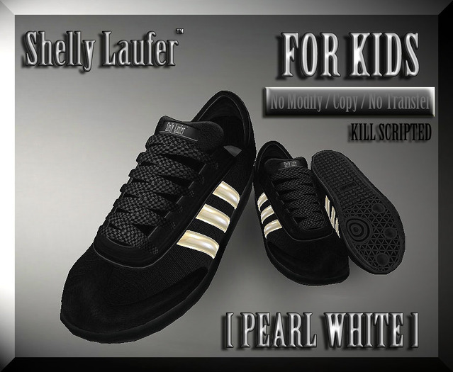 ::: Shelly Laufer Sneakers DD-701 [Pearl White] :::  For Kids