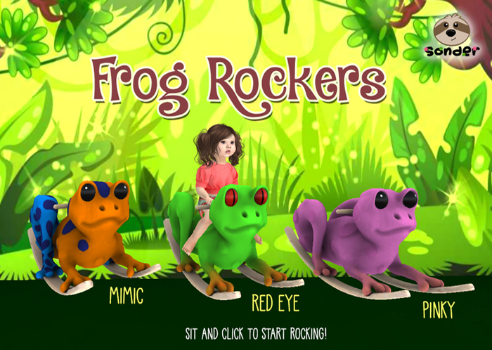 {-sonder-} Frog Rocker - Pinky (Add)