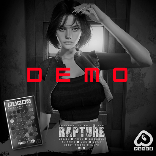 DEMO ~ Pánkó Rapture - Leather Jacket + Tee 