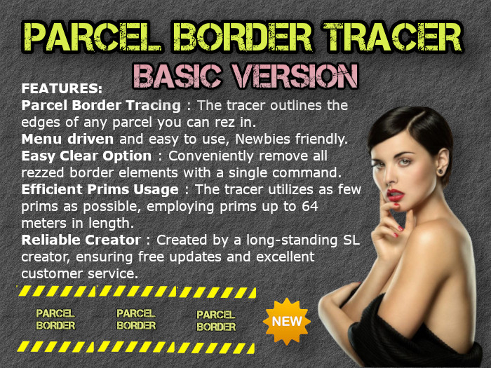NEW ✮ WDC PARCEL BORDER TRACER  ✮