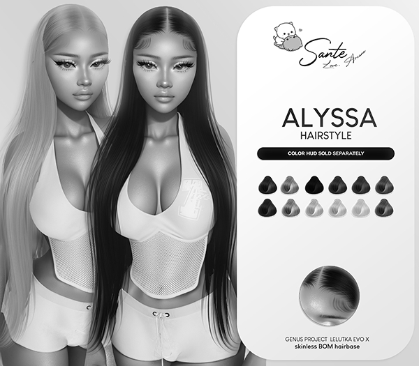 Sante - "Alyssa" Hairstyle Demo