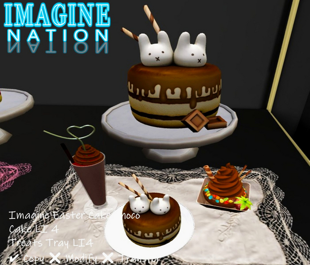 Imagine Easter Bunny Cake Choco