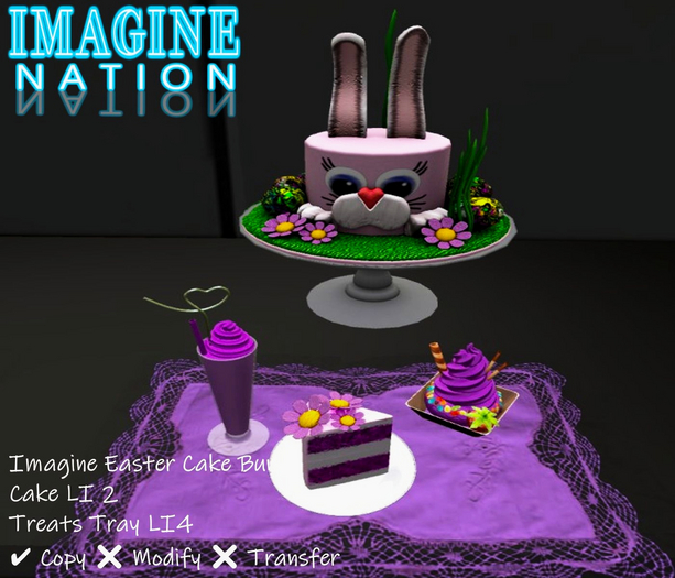 Imagine Easter Bunny Cake