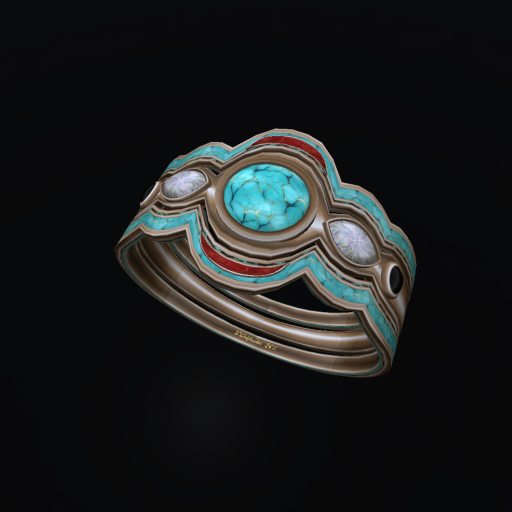 Western Turquoise Ring TW - R