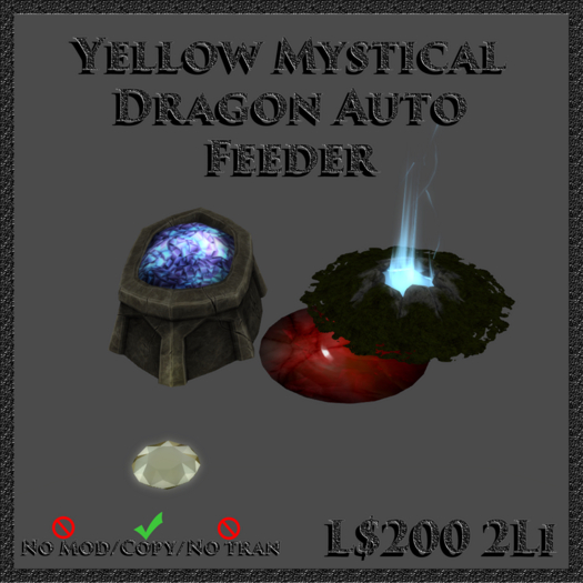Yellow Jewel Dragon Feeder