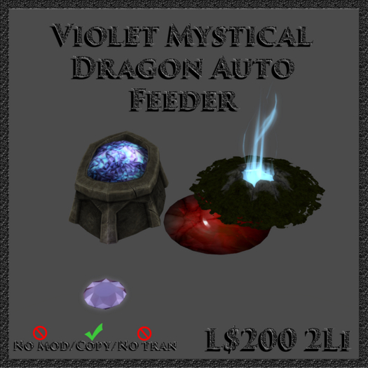 Violet Jewel Dragon Feeder