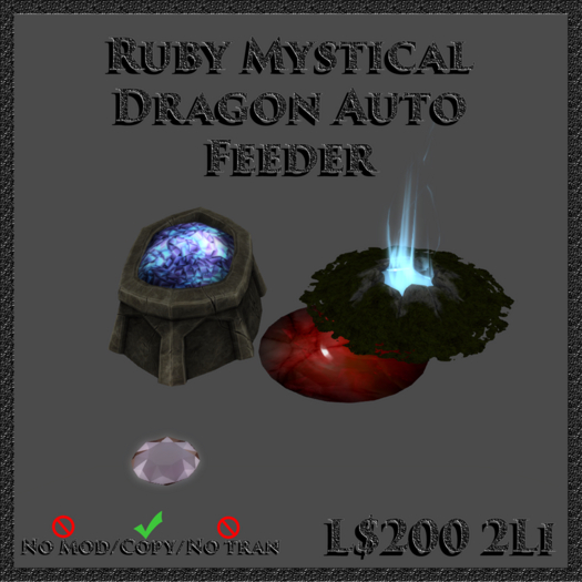 Ruby Jewel Dragon Feeder