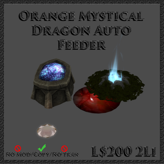 Orange Jewel Dragon Feeder
