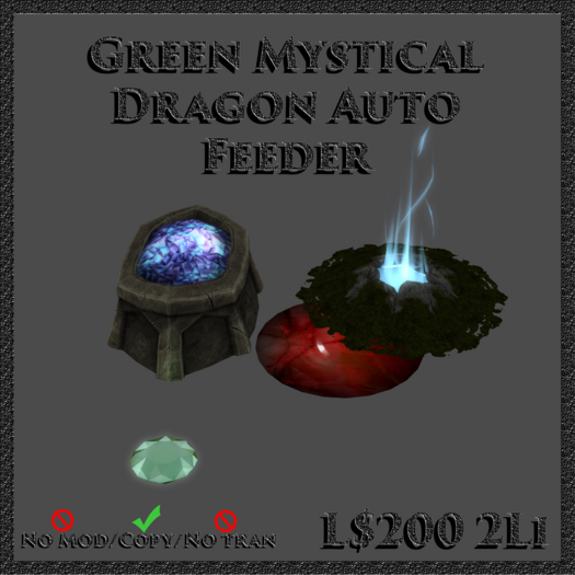 Green Jewel Dragon Feeder