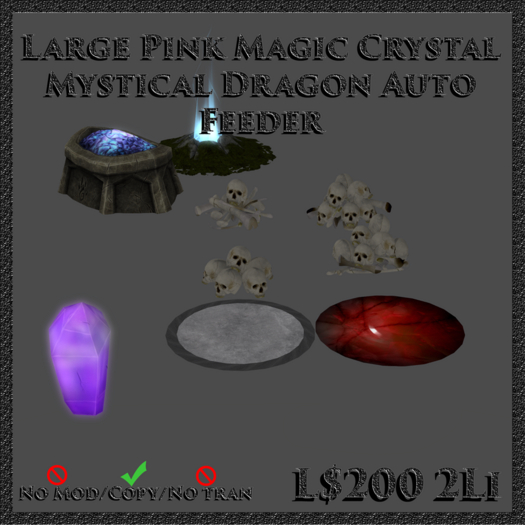 [MD] Large Pink Magic Crystal Auto Feeder