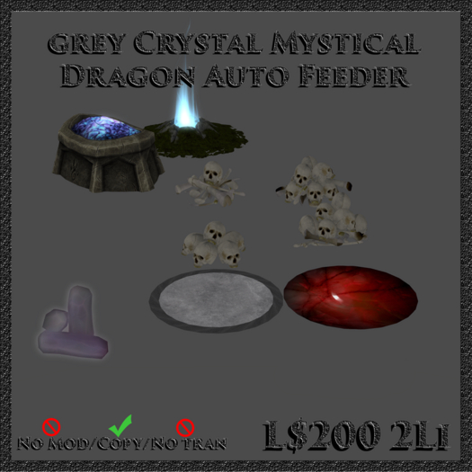 [MD] Grey Crystal Auto Feeder