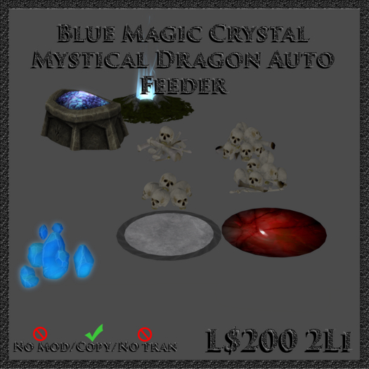 [MD] Blue Magic Crystal Dragon Auto Feeder