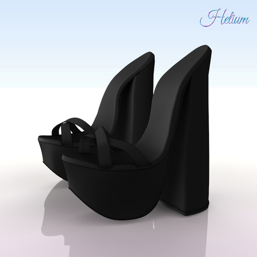 Black Joyce Heels REBORN