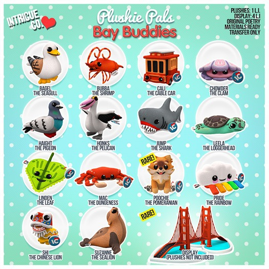 Intrigue Co. - Plushie Pals: Bay Buddies - Display - RARE