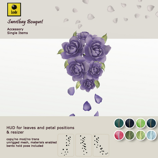 *LODE*  Accessory - Sweetbay Bouquet [purple]