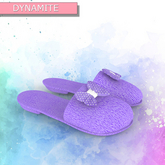 Lilac Fleece Slippers Erika