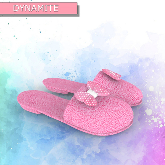 Pink Fleece Slippers Legacy