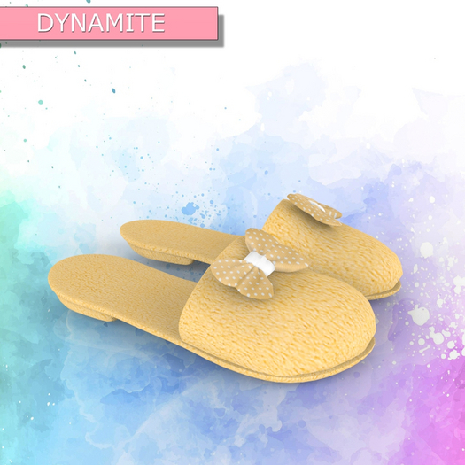 Yellow Fleece Slippers Legacy