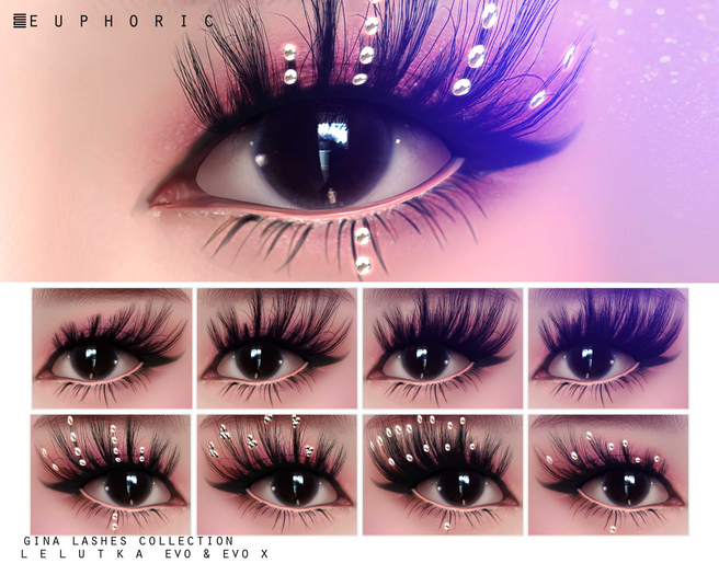 EUPHORIC.  Gina  Lashes . Demo