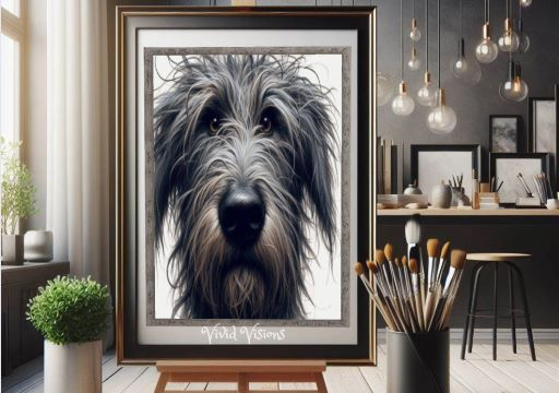Irish Hound Dog Picture Frame