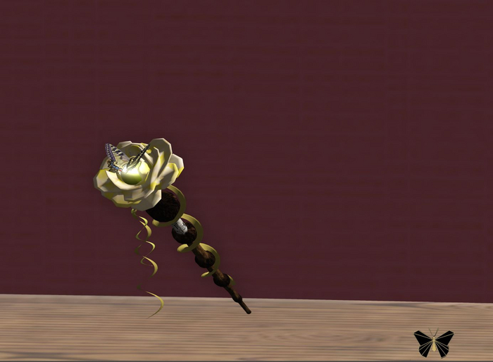 Nabiਏਓ Yellow Rose HairPin