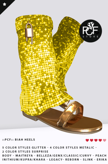 ::PCF:: Biah Heels Fatpack (Wear me & Touch me)