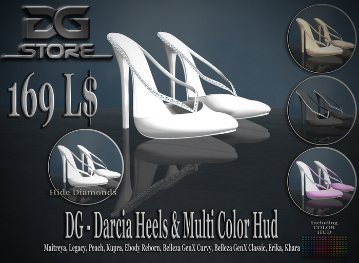 DG - Darcia Heels & Multi Color Hud - Unpacker