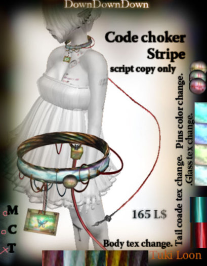 Code choker_Stripe