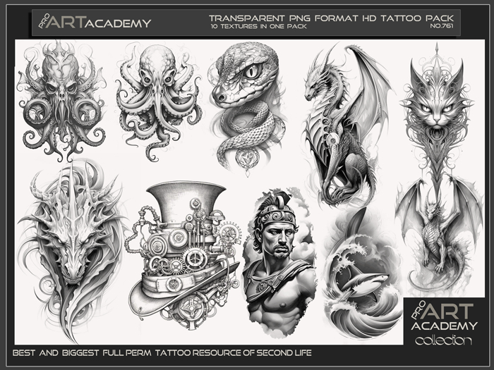 @PAA - Tattoo Texture Pack 761