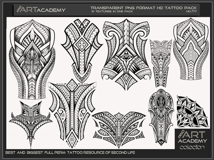@PAA - Tattoo Texture Pack 777