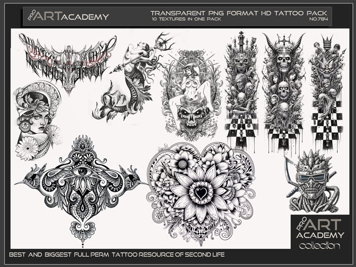 @PAA - Tattoo Texture Pack 784