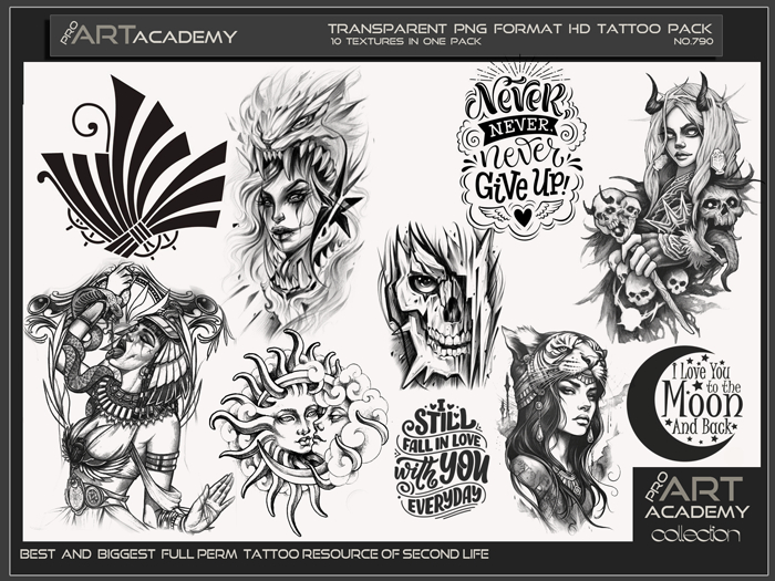 @PAA - Tattoo Texture Pack 790