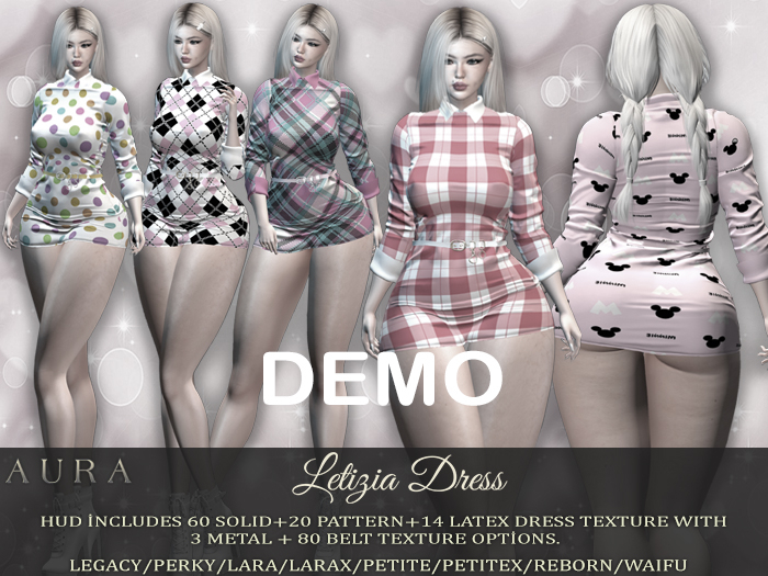 [Aura Design] Letizia Dress/FATPACK/DEMO