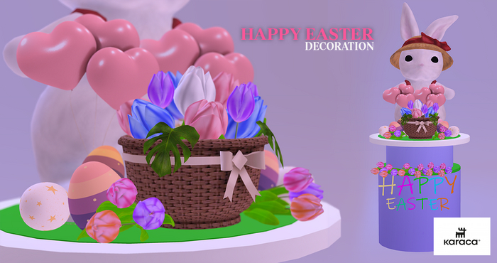 :::::KARACA HAPPY EASTER DECO ::::