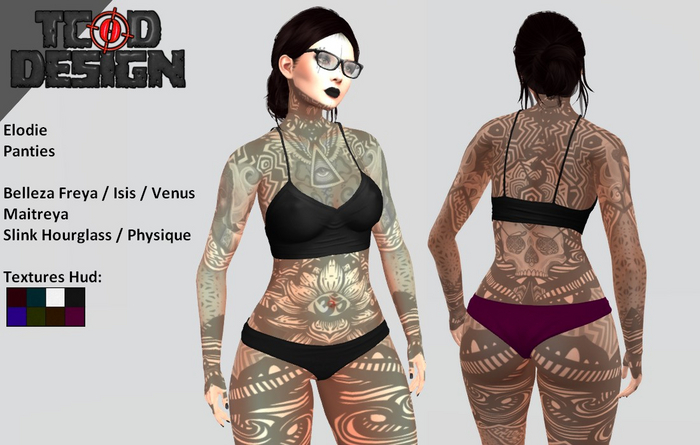 Panties ~ Elodie [Textures Hud]...