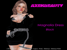 aX: Magnolia Dress Black