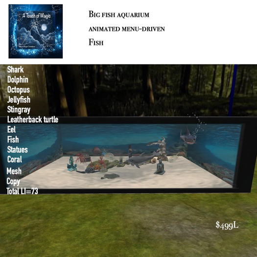 Aqaurium animated fish-Box LI=73