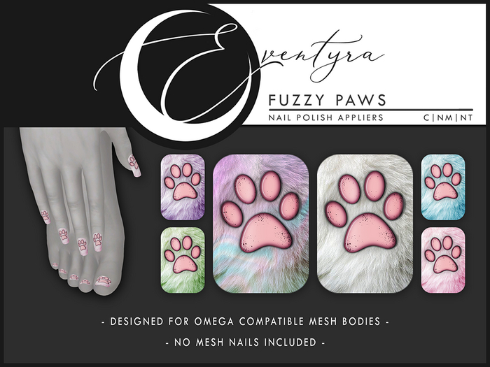 Eventyra - Omega Nail HUD - Fuzzy Paws