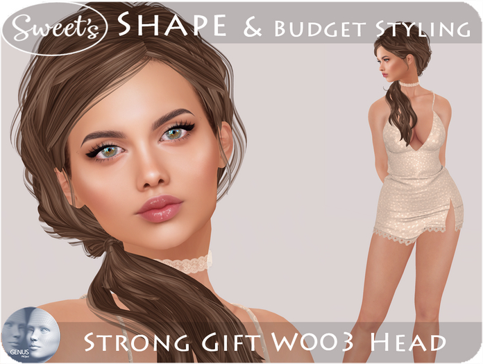 Sweet's Shape for Free Genus Bento Head - Strong Face GIFT W003  / #4