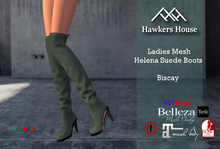 *HH* Ladies Mesh Helena Suede Boots Biscay